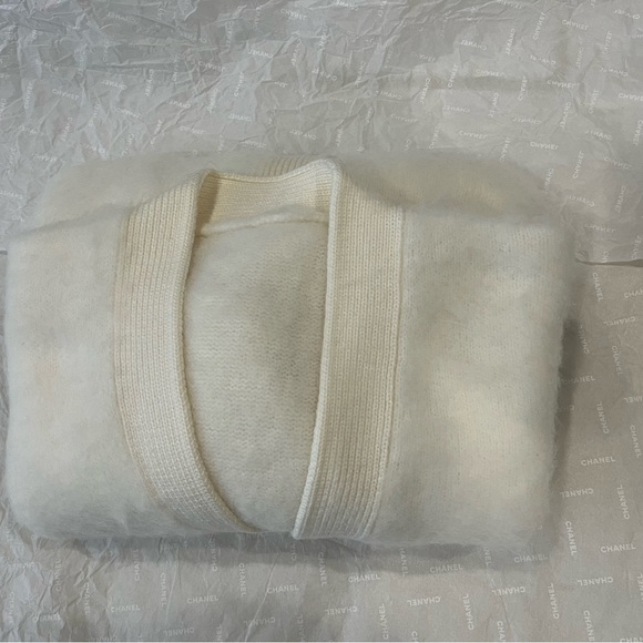 Authentic Acne Studios Rives Mohair-Wool Blend Small White - Picture 5 of 13